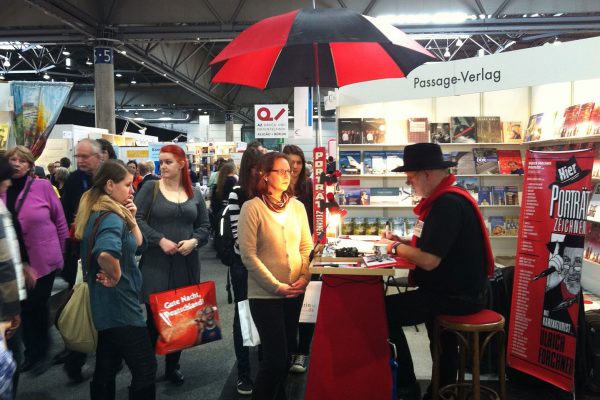 Buchmesse 2013, Ulrich Forchner zeichnet