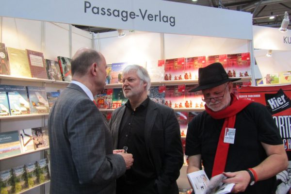 Buchmesse 2013, Wolfgang Tiefensee und Ulrich Forchner