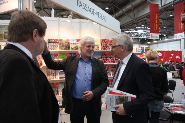 Leipziger Buchmesse 2017, Uwe Gaul, Staatssekretär im Sächsischen Staatsministerium für Wissenschaft und Kunst