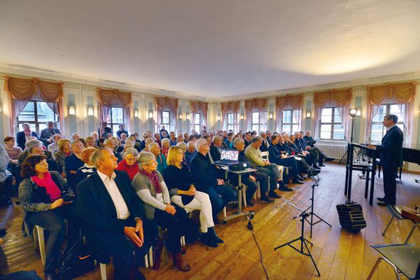 Leipziger Blätter 70, Präsentation, Alte Nikolaischule, 2017, Foto: Armin Kühne