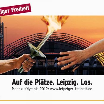 Leipziger Freiheit, Olympia 2012, Plakat, 2003