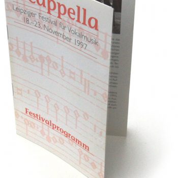 a cappella, Festivalprogramm, 1997