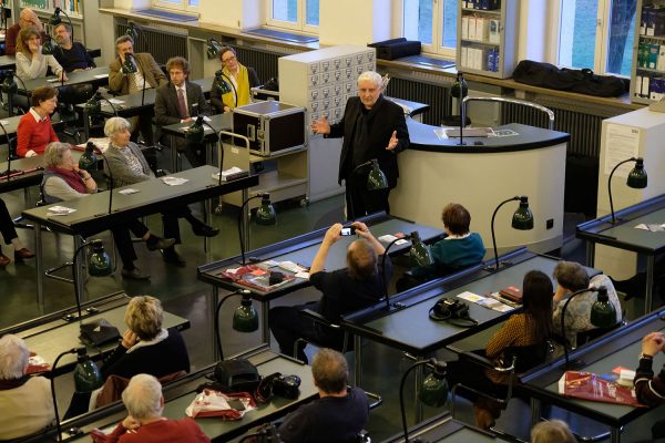 Leipziger Blätter 74, Präsentation, Wolfgang Hoquél, Bauhauslesesaal der Nationalbibliothek Leipzig, 25. März 2019