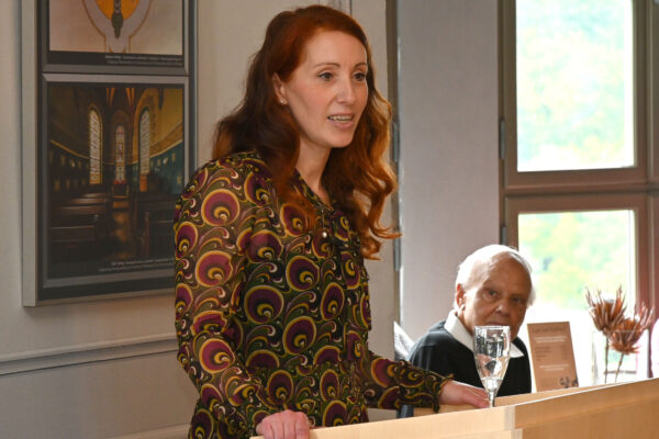 Jugendstil in Greiz – Buchvorstellung – Die Mitautorin Jacqueline Bräunlich © Christian Freund