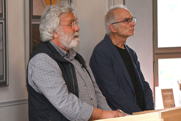 Jugendstil in Greiz – Buchvorstellung – Horst Gröschel und Matthias Hamann sprechen über den Denkmalschutz in Greiz © Christian Freund