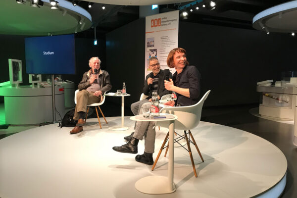 Leipziger Buchmesse – Leipzig liest – Buchvorstellung „Die Straße ist mein Atelier“ mit Mahmoud Dabdoub und Diana Stiehl (Archiv Bürgerbewegung) im Zeitgeschichtlichen Forum