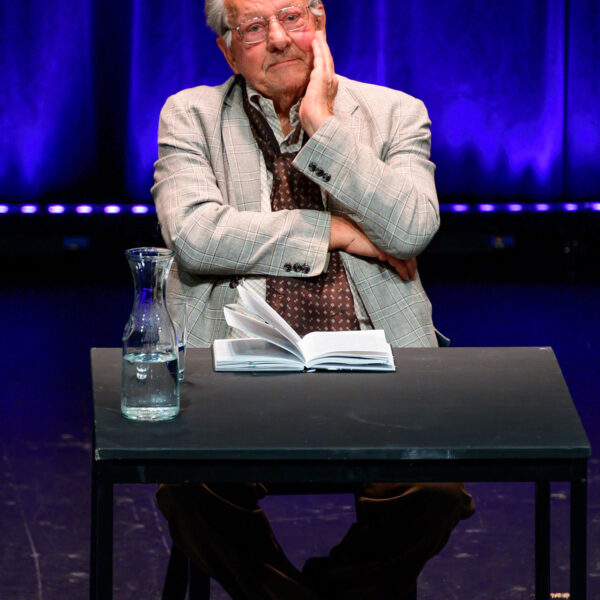 Friedhelm Eberle zum 90. Geburtstag – Lesung im Schauspiel Leipzig (Diskothek), Foto: Andreas H Birkigt